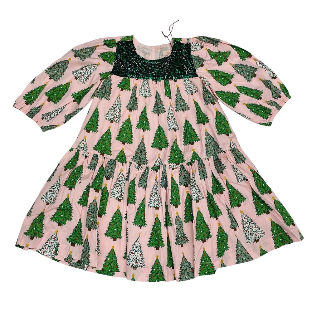 NWT Pink Chicken 4Y Fiona Dress in Pink Trees